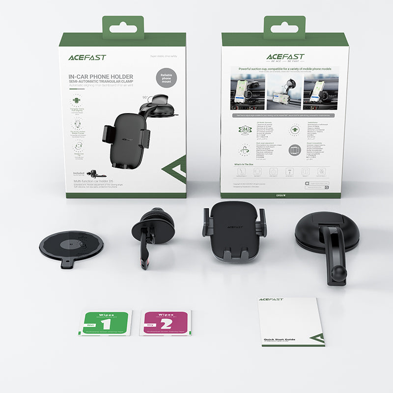 ACEFAST Car Phone Holder with Windscreen Mount and Vent Mount - D5