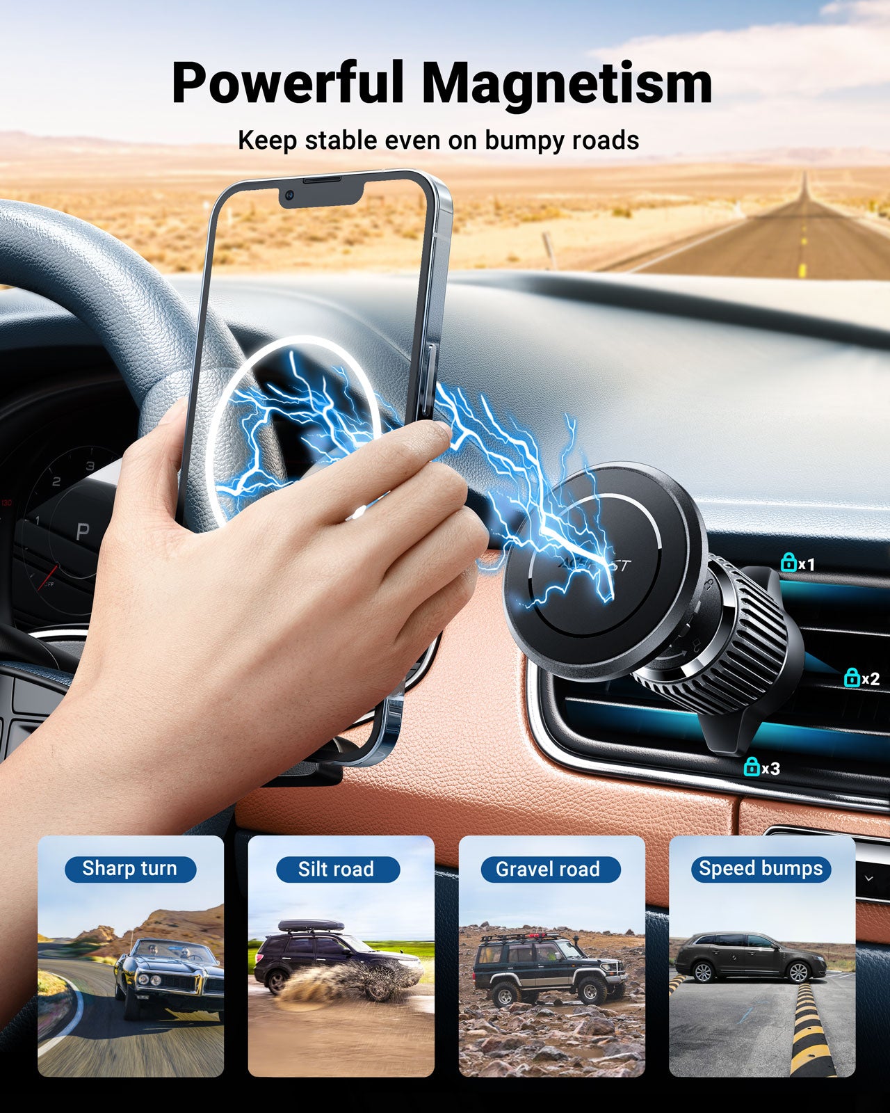ACEFAST Car Phone Magnetic Holder - D6