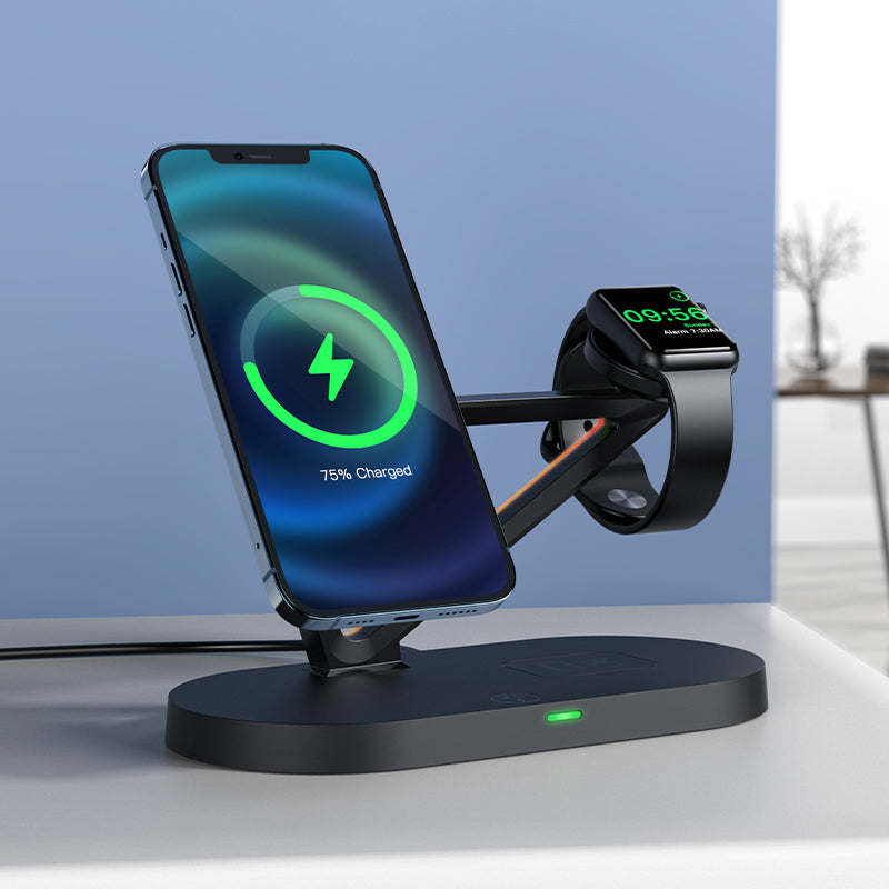 ACEFAST Desktop 3-in-1 Wireless Charging Holder - E9