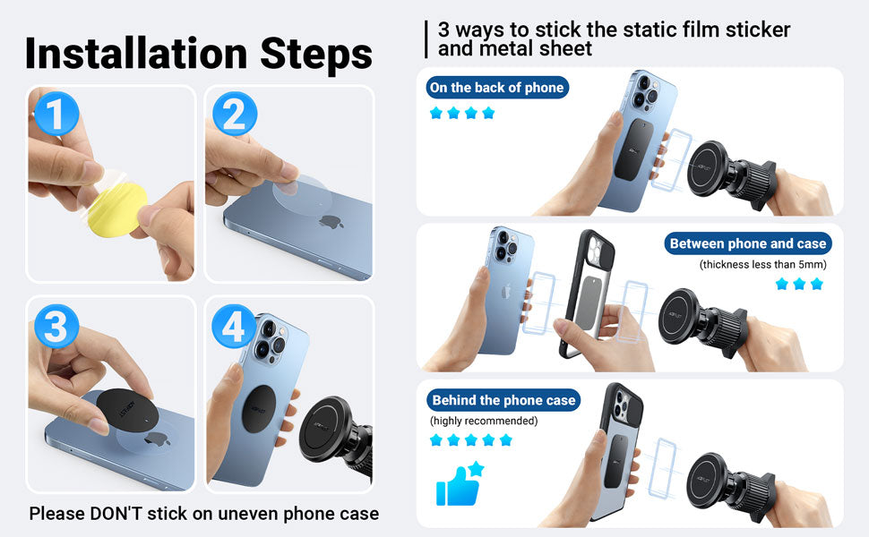 ACEFAST Car Phone Magnetic Holder - D6