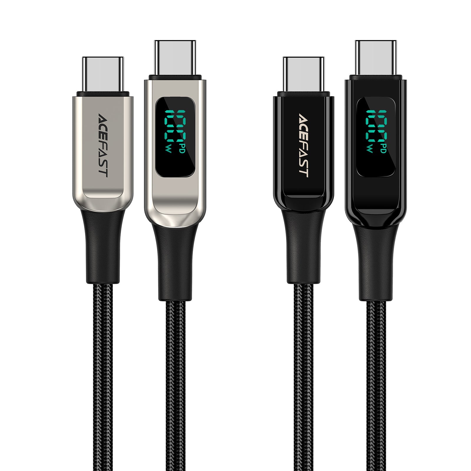 ACEFAST 100W Type-C to Type-C Fast Charging Braided Cable 2M
