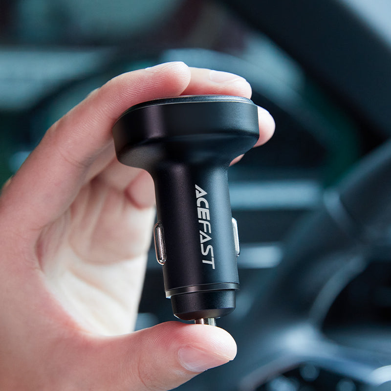 ACEFAST Fast Car Charger 66W (2 USB-A+USB-C) - B9