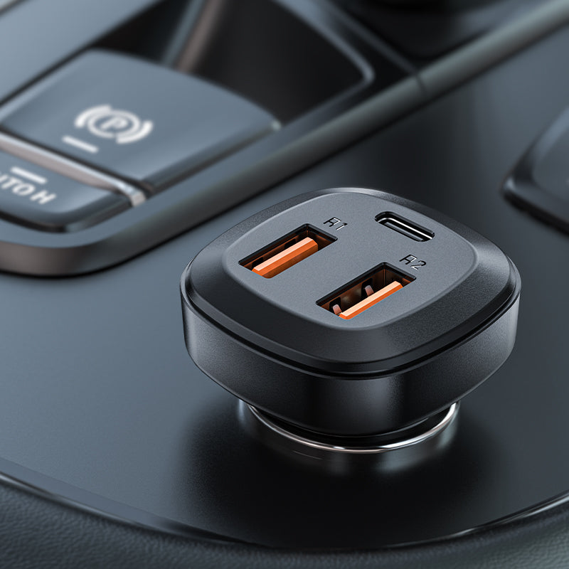 ACEFAST Fast Car Charger 66W (2 USB-A+USB-C) - B9